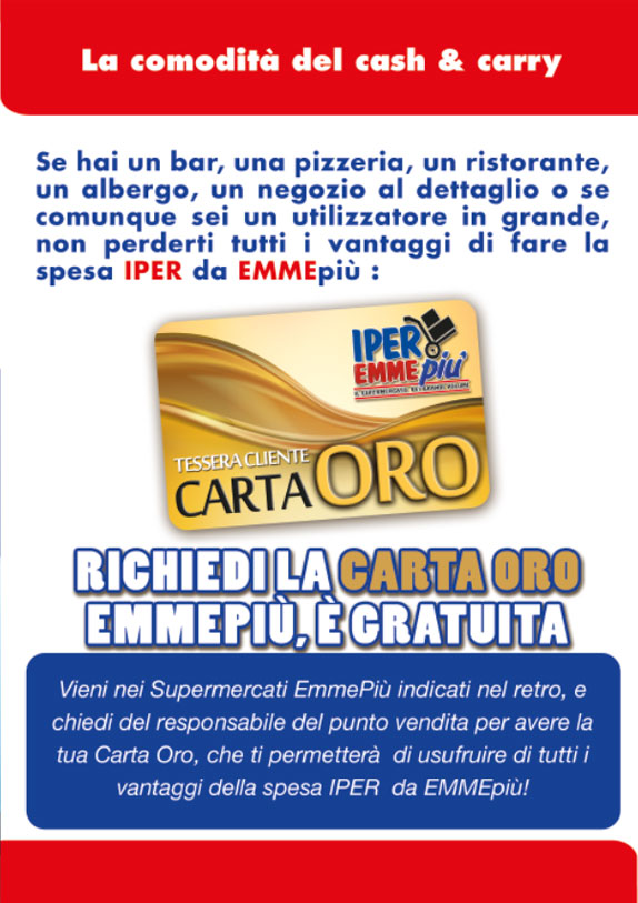 Emmepiù Supermercati Carta Oro